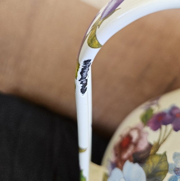 Mackenzie Childs Flower Market White Drink Pitcher - Picture 8 of 10